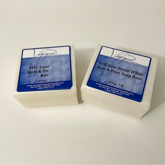 Voyageur SFIC Low Sweat and Goat's Milk Melt & Pour Soap Bases x2 - Picture 6 of 11